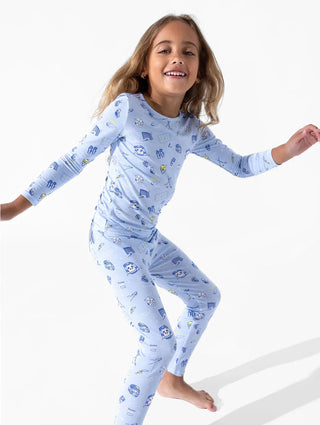 Bamboo Long Sleeve Pajama Set - Hockey Bellabu Bear Size: 3T