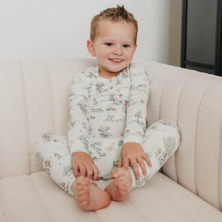 Long Sleeve Pajama Set - Hundred Acre Wood