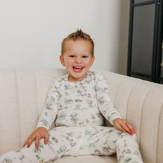 Long Sleeve Pajama Set - Hundred Acre Wood