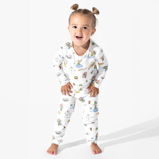 Bamboo Long Sleeve Pajama Set - If You Give A Mouse A Cookie Bellabu Bear Size: 3T