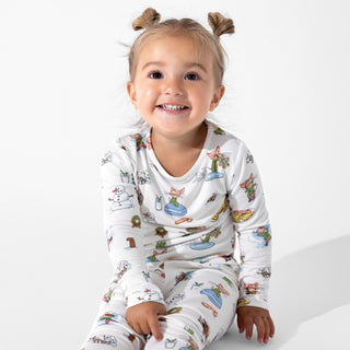 Bamboo Long Sleeve Pajama Set - If You Give A Mouse A Cookie Bellabu Bear Size: 3T