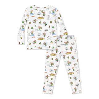 Bamboo Long Sleeve Pajama Set - If You Give A Mouse A Cookie Bellabu Bear Size: 3T