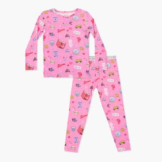 Bamboo Long Sleeve Pajama Set - Mean Girls: So Fetch Bellabu Bear Size: 3T