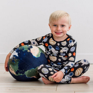Bamboo Long Sleeve Pajama Set - Midnight Space Dream KicKee Pants Size: 3T