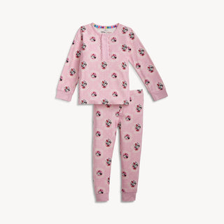 Magnetic Long Sleeve Pajama Set - Minnie Galentines Day Magnetic Me Size: 2T