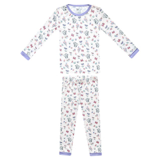Long Sleeve Pajama Set - Minnie Mouse Bowquet
