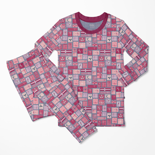 Bamboo Long Sleeve Pajama Set - Moonlight Christmas Gifts