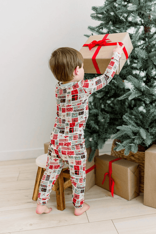 Bamboo Long Sleeve Pajama Set - Natural Christmas Gifts
