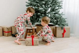 Bamboo Long Sleeve Pajama Set - Natural Christmas Gifts