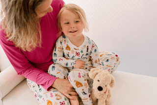 Bamboo Long Sleeve Pajama Set - Natural Christmas Story