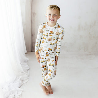 Bamboo Long Sleeve Pajama Set - Natural Farm LifeKicKee PantsSize: 2T