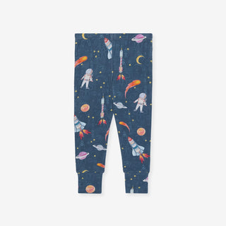 Bamboo Long Sleeve Pajama Set - Odyssey (Space) Posh Peanut Size: 3T-4T