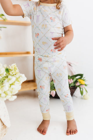Bamboo Long Sleeve Pajama Set - Peep and Petal In My Jammers Size: 3T