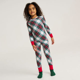 Bamboo Long Sleeve Pajama Set - Portia Plaid
