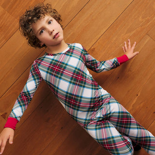 Bamboo Long Sleeve Pajama Set - Portia Plaid