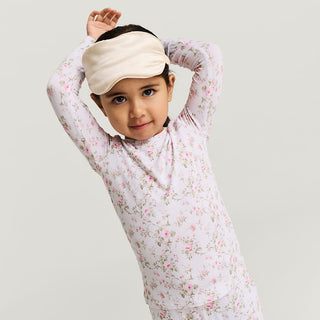 Bamboo Long Sleeve Pajama Set - Riley (Floral) Posh Peanut Size: 3T-4T