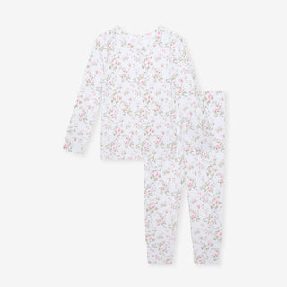 Bamboo Long Sleeve Pajama Set - Riley (Floral) Posh Peanut Size: 3T-4T
