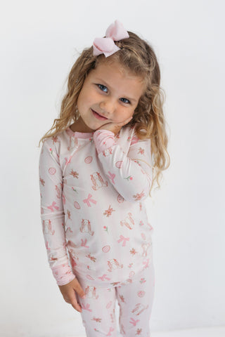 Bamboo Long Sleeve Pajama Set - Rosie Rabbit In My Jammers Size: 3T