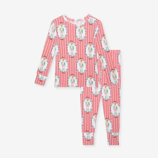 Bamboo Long Sleeve Pajama Set - Sable (Nutcracker) Posh Peanut Size: 2T