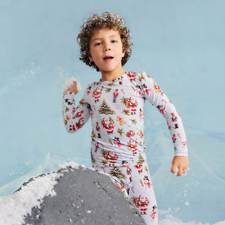 Bamboo Long Sleeve Pajama Set - Saint Nicolas