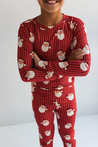 Bamboo Long Sleeve Pajama Set - Santa In My Jammers Size: 3T
