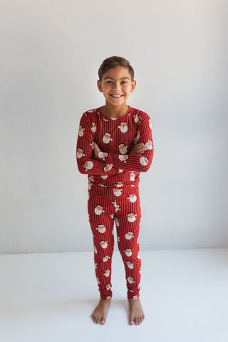 Bamboo Long Sleeve Pajama Set - Santa In My Jammers Size: 3T