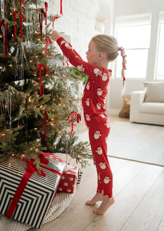 Bamboo Long Sleeve Pajama Set - Santa In My Jammers Size: 3T