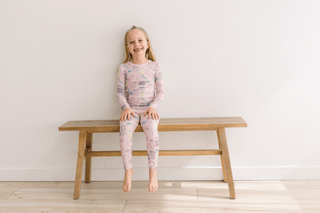 Bamboo Long Sleeve Pajama Set - Shrinking Violet School Girl