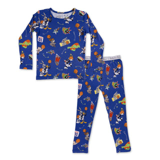 Bamboo Long Sleeve Pajama Set - Space Jam Bellabu Bear Size: 4T