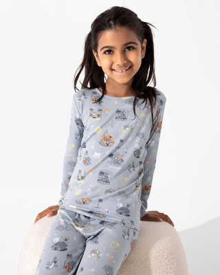 Bamboo Long Sleeve Pajama Set - Minecraft Time to Mine Bellabu Bear Size: 18-24 Months