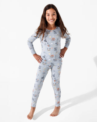Bamboo Long Sleeve Pajama Set - Minecraft Time to Mine Bellabu Bear Size: 18-24 Months