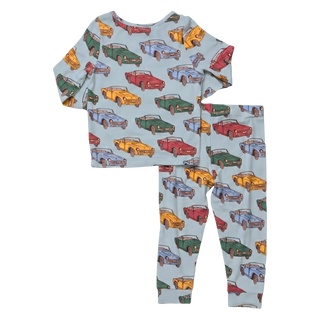 Bamboo Long Sleeve Pajama Set - Vintage Cars