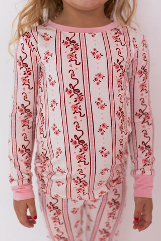 Bamboo Long Sleeve Pajama Set - Vintage Love In My Jammers Size: 3T