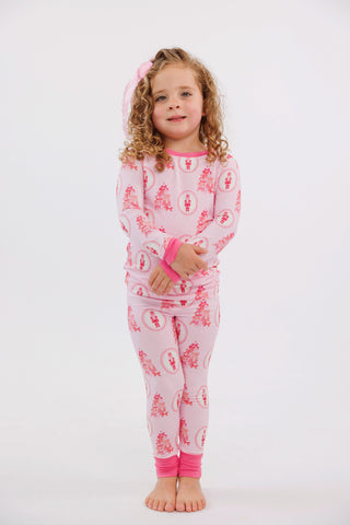 Bamboo Long Sleeve Pajama Set - Wrapped in Bows In My Jammers