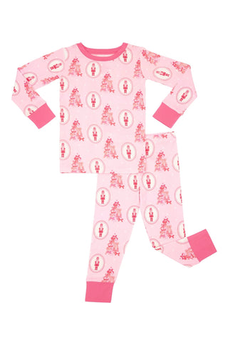Bamboo Long Sleeve Pajama Set - Wrapped in Bows In My Jammers