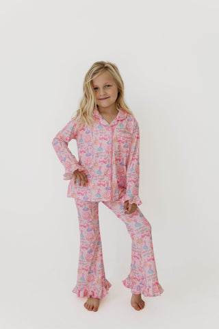 Bamboo Long Sleeve Ruffle Flare Set - Birthday Girl