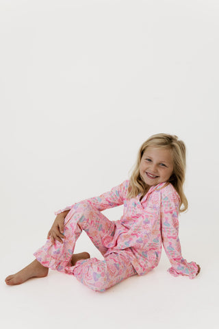 Bamboo Long Sleeve Ruffle Flare Set - Birthday Girl