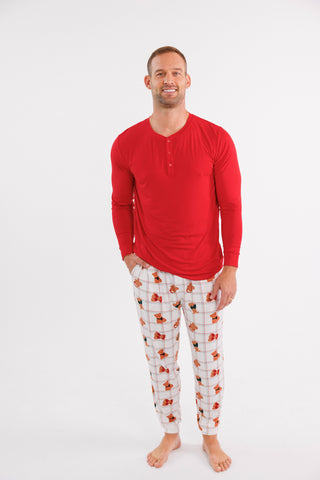 Bamboo Long Sleeve Top - Cozy Christmas Bears