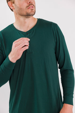 Bamboo Long Sleeve Top - Holiday Heritage Plaid