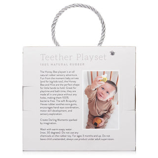 Lucy Darling Honey Bee Teether Toy Playset | Baby Riddle