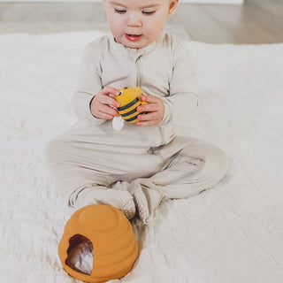 Lucy Darling Honey Bee Teether Toy Playset | Baby Riddle