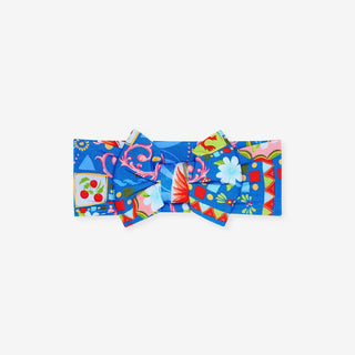 Bamboo Luxe Bow Headwrap - Carretto (Floral)