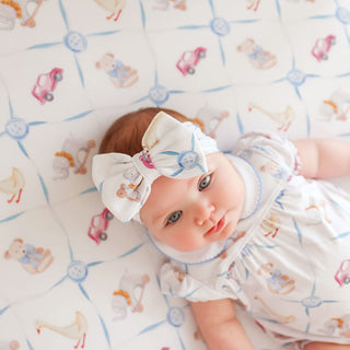 Bamboo Luxe Bow Headwrap - Oxford (Toys)