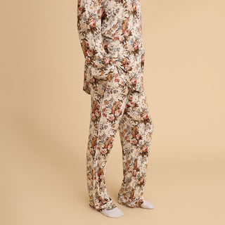 Bamboo Luxe Top & Pajama Pant Set - Dauphine (Floral)