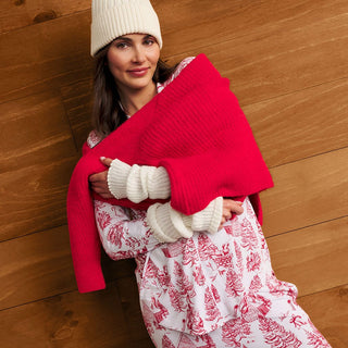 Bamboo Luxe Top & Pajama Pant Set - Father Christmas