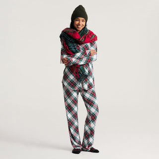 Bamboo Luxe Top & Pajama Pant Set - Portia Plaid