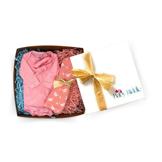 Lux Gender Reveal Gift Box Baby Gift Set Baby Riddle Select the Gender or: Girl Select the Size: Newborn