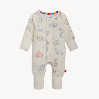 Magnetic Convertible Footie Romper - Dumbo Circus Magnetic Me Size: 9-12 Months