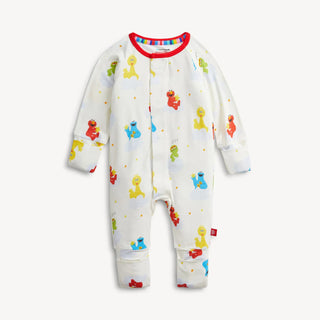 Magnetic Convertible Footie Romper - Sesame Street Sweet Dreams