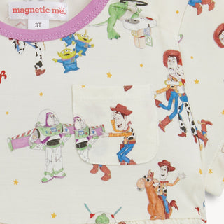 Magnetic Short Sleeve Dress - Toy Story Woody & Friends Magnetic Me Size: 2T